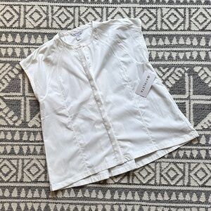 NWT Athleta Performance Poplin Popover Top